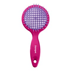 Dompel Favo Rosa Escuro - Escova de Cabelos Redonda