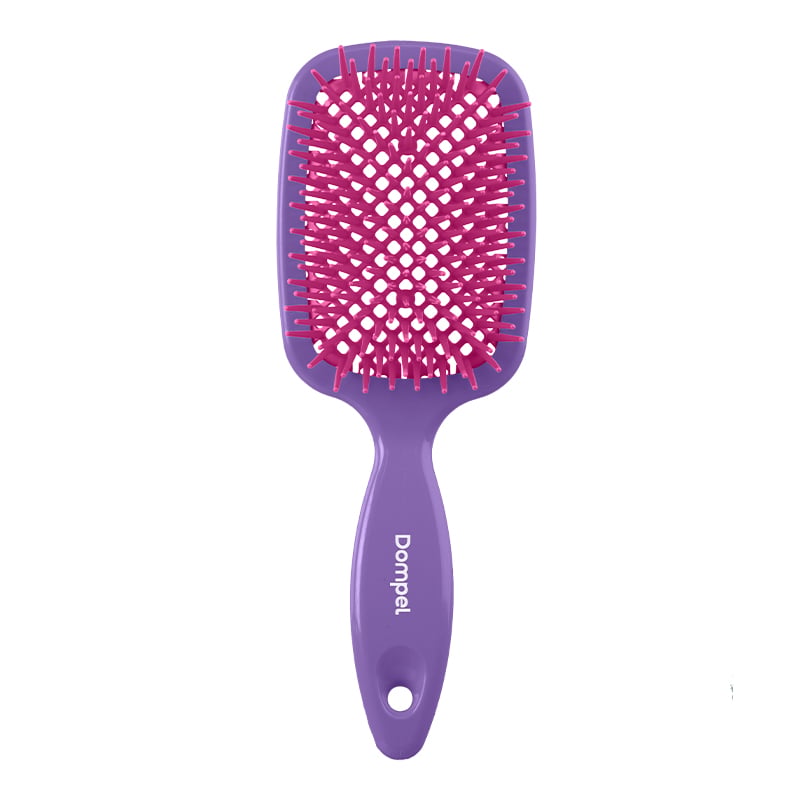Dompel Favo Violeta - Escova de Cabelos Retangular