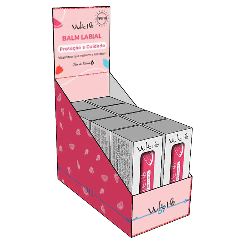 Vult Balm Melancia - Protetor Labial Display com 8 3,5g
