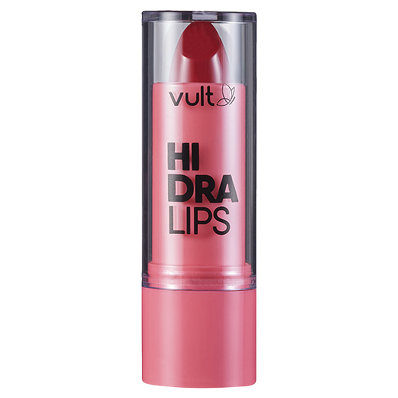 Vult Hidra Lips Vermelho Puro - Batom Cremoso 3,6g