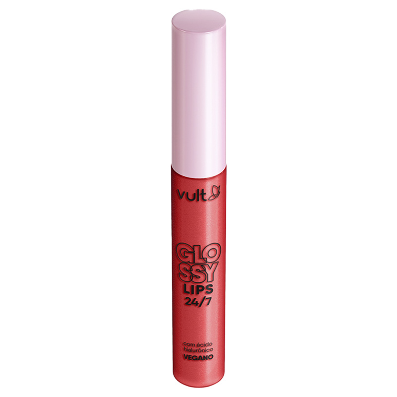 Vult Glossy Lips 24/7 Vermelho Rubi - Gloss Labial 5,2ml