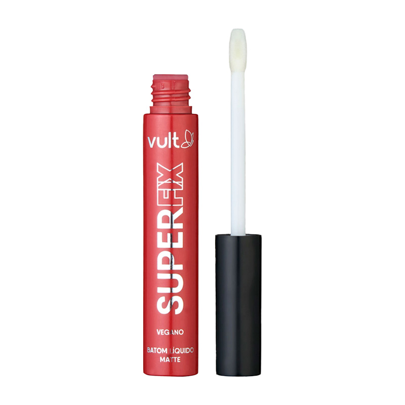 Vult Super Fix Vermelho Profundo - Batom Líquido Matte 5ml