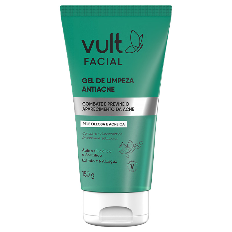 Vult Care - Gel de Limpeza Antiacne Facial 150g