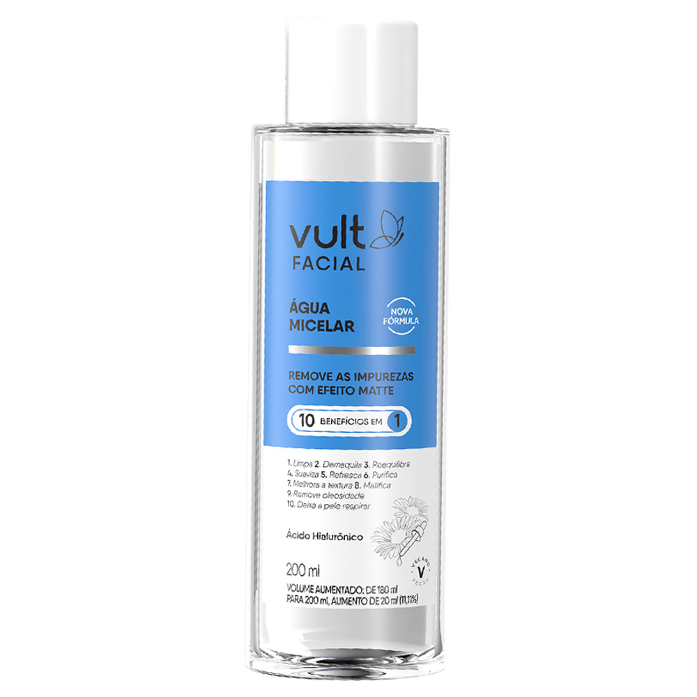 Vult Care 10 em 1 - Água Micelar Facial 200ml