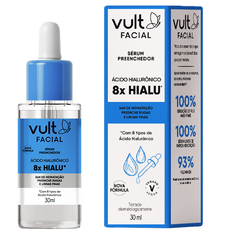 Vult Care - Sérum Preenchedor Ácido Hialurônico 30ml