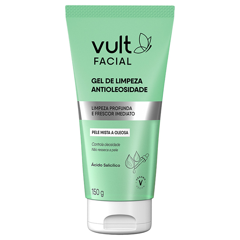 Vult Care - Gel de Limpeza Antioleosidade Facial 150g