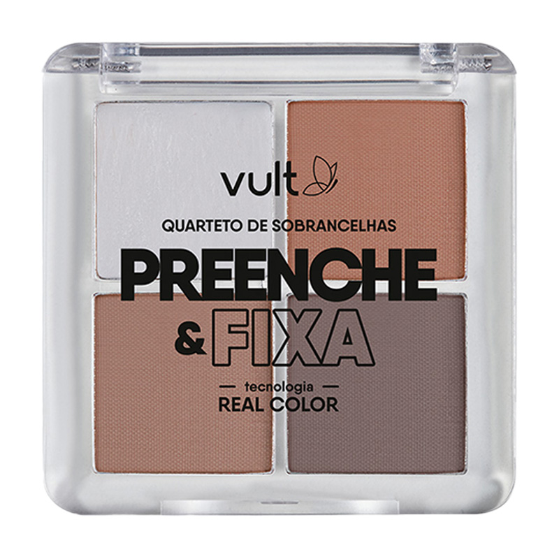 Vult Preenche & Fixa - Quarteto de Sombras para Sobrancelhas 5g