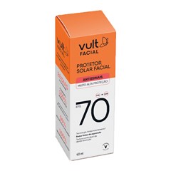 Vult Care FPS 70 - Protetor Solar Facial Antissinais 40ml