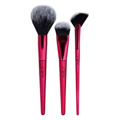 Vult Make - Kit Pincel Multifuncional + Pincel de Contorno + Pincel Iluminador