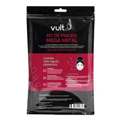 Vult Make - Kit Pincel Multifuncional + Pincel de Contorno + Pincel Iluminador