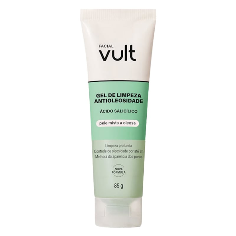 Vult Care - Gel de Limpeza Facial Antioleosidade 85g