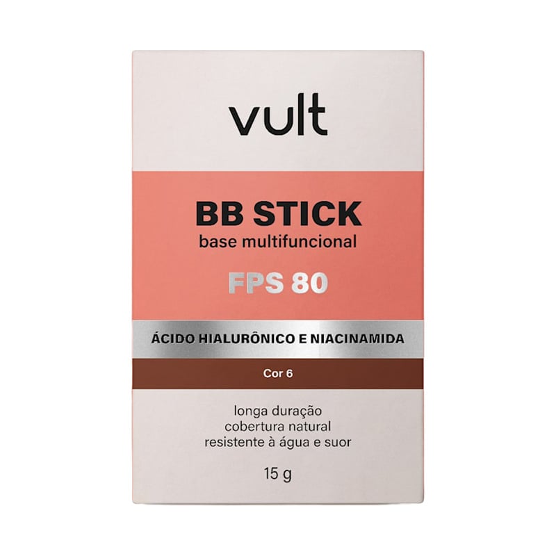 Vult BB Stick Cor 6 - Base em Stick Multifuncional FPS 80 15G