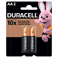 Duracell Pilha Alcalina AA - Kit com 2 Unidades