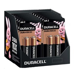 Duracell Pilha Alcalina AA 2 Unidades - Kit com 14 Unidades