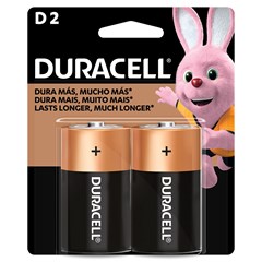 Duracell Pilha Alcalina D - Kit com 2 Unidades