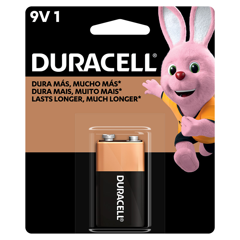 Duracell Bateria Alcalina 9V - Kit com 1 Unidade