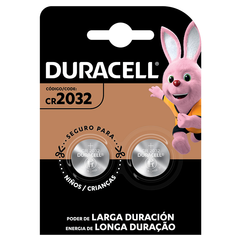 Duracell Bateria Lítio Moeda CR2032 - Kit com 2 Unidades