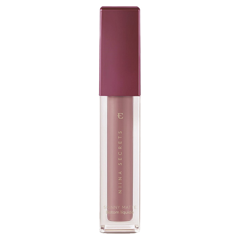 Eudora Niina Secrets Skinny Rose Gardênia - Batom Líquido Matte 5ml