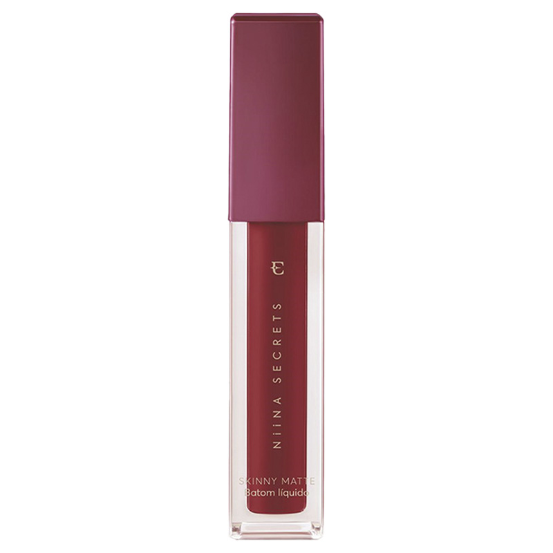 Eudora Niina Secrets Skinny Vermelho Hibisco - Batom Líquido Matte 5ml