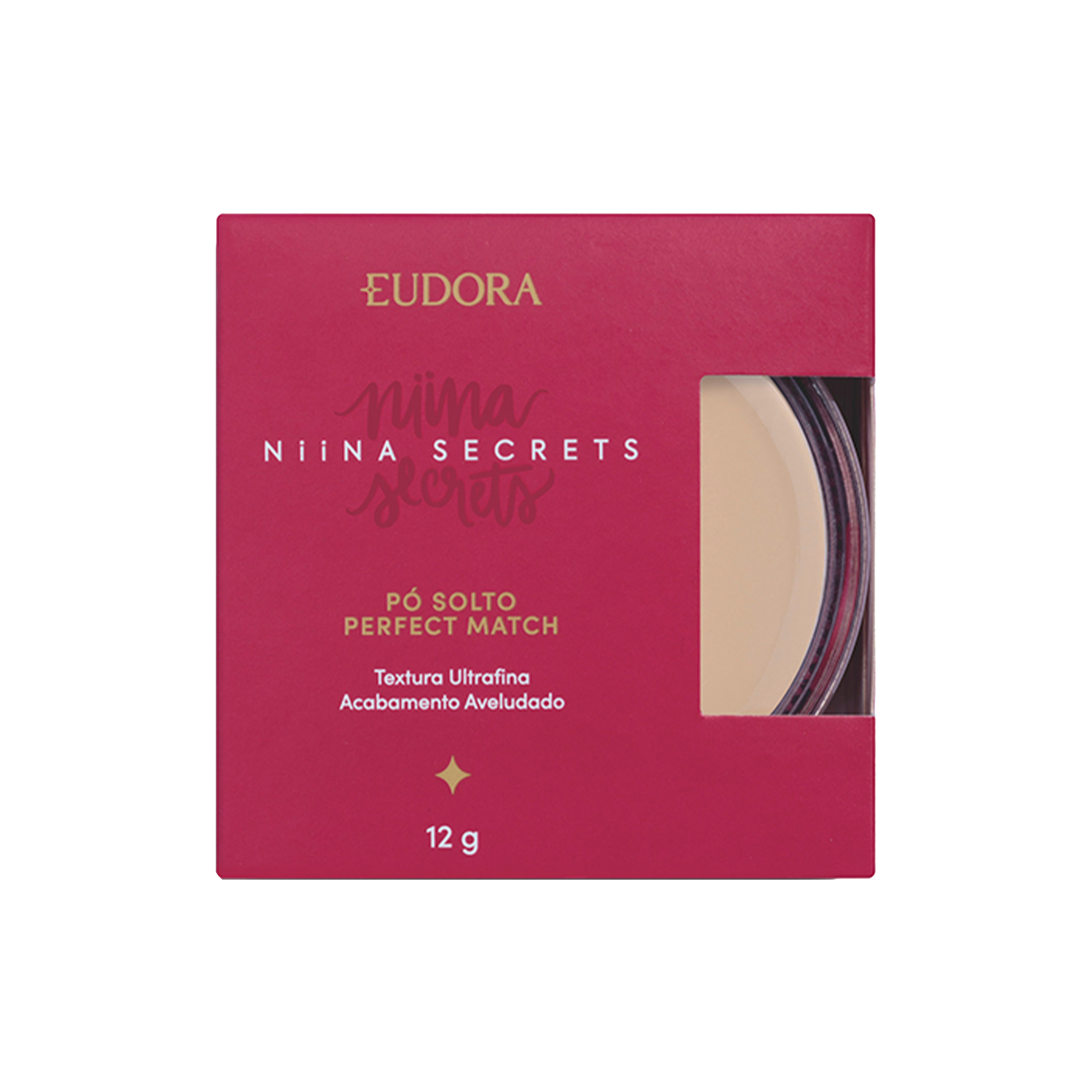 Eudora Niina Secrets Perfect Match 2 - Pó Solto 12g
