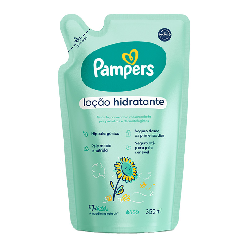 Pampers Girassol - Refil Loção Hidratante Corporal 350ml