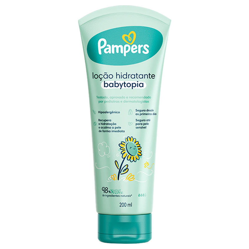 Pampers Babytopia Girassol - Loção Hidratante Corporal 200ml