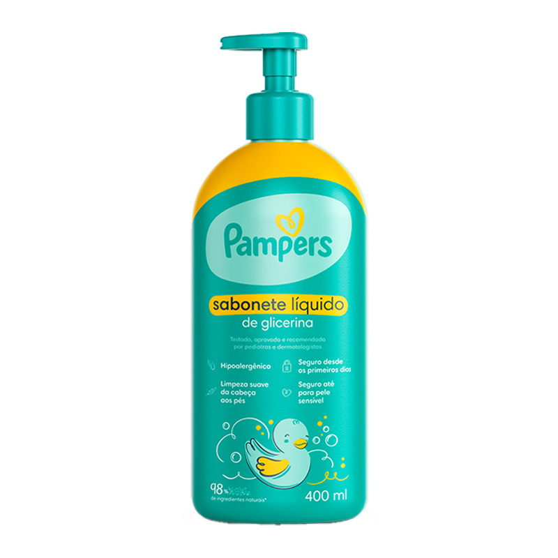 Pampers Glicerina - Sabonete Líquido 400ml