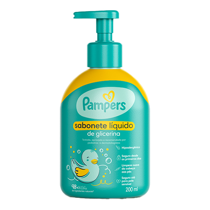 Pampers Glicerina - Sabonete Líquido 200ml