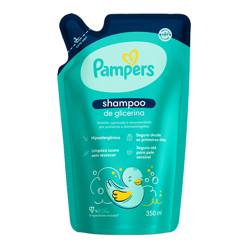 Pampers Glicerina - Refil Shampoo 350ml