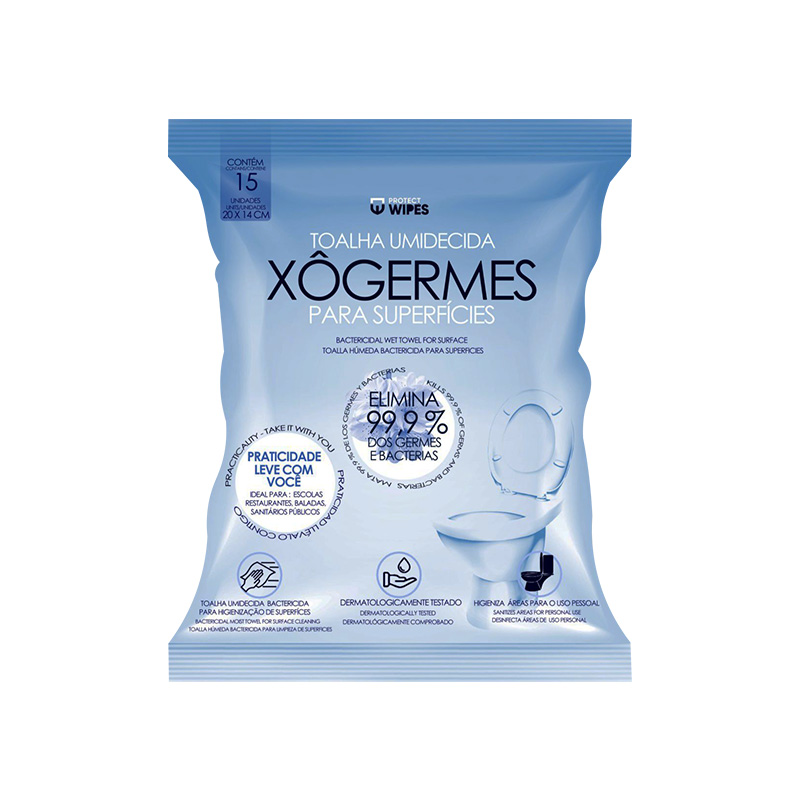Protect Wipes Xô Germes - Toalha Umedecida