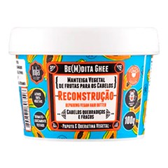 Lola Be(m)dita Ghee - Máscara Capilar de Reconstrução Mamão Papaya e Queratina Vegetal 100g