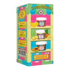Lola Be(m)dita Ghee - Kit Máscara Capilar de Banana e Aloe Vera 100ml + Máscara Capilar de Abacaxi e Manteiga de Bacuri 100ml + Máscara Capilar de Mamão Papaya e Queratina Vegetal 100ml Cronolola