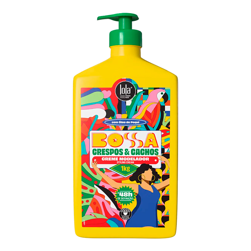 Lola Bossa - Creme Modelador para Cabelos Crespos e Cacheados 1kg