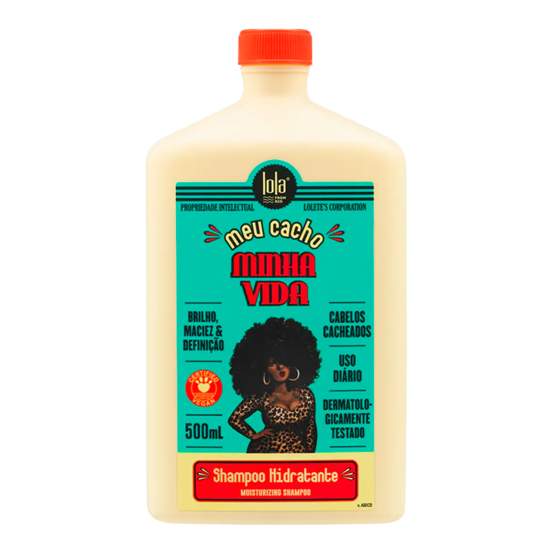 Lola Meu Cacho Minha Vida - Shampoo Hidratante para Cabelos Cacheados 500ml