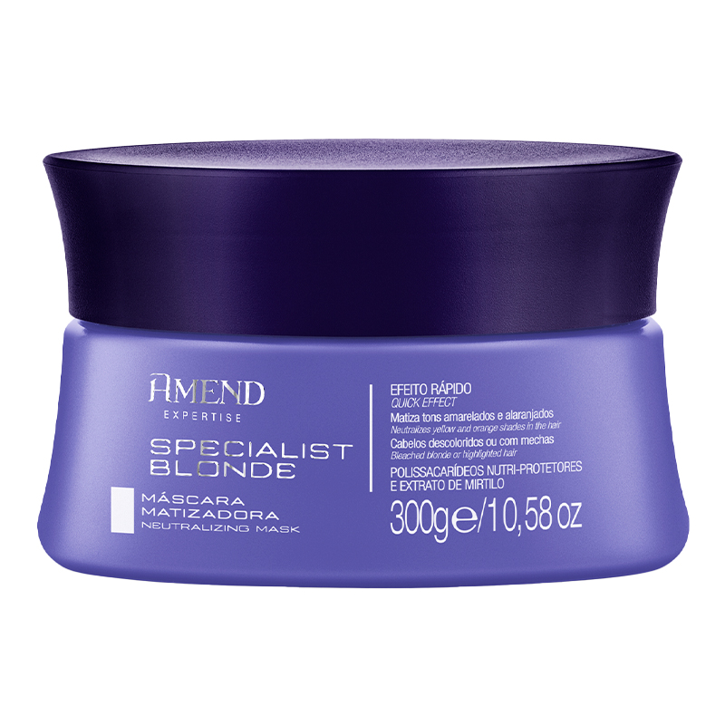 Amend Expertise Specialist Blonde - Máscara Capilar Matizadora 300g