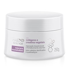 Amend Science - Máscara Capilar Reconstrutora com Colágeno e Creatina Vegetais 250g