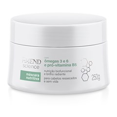 Amend Science - Máscara Capilar Nutritiva com Ômegas 3 e 6 e Pró-Vitamina B5 250g