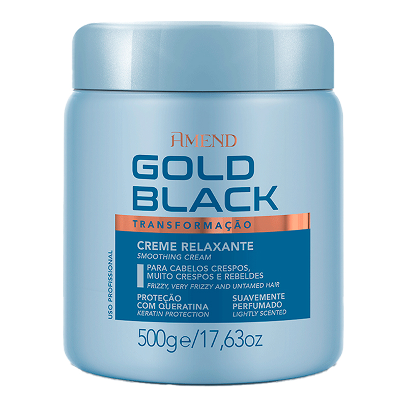 Amend Gold Black - Creme Relaxante Capilar 500g