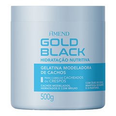 Amend Gold Black - Gelatina Modeladora de Cachos Hidratação Nutritiva 500g