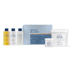 Amend Gold Black - Kit Guanidina Shampoo Indicador 60ml + Condicionador Ultra Emoliente 60ml + Loção Ativadora 60ml + Creme Relaxante 220g + Pomada Protetora 10g
