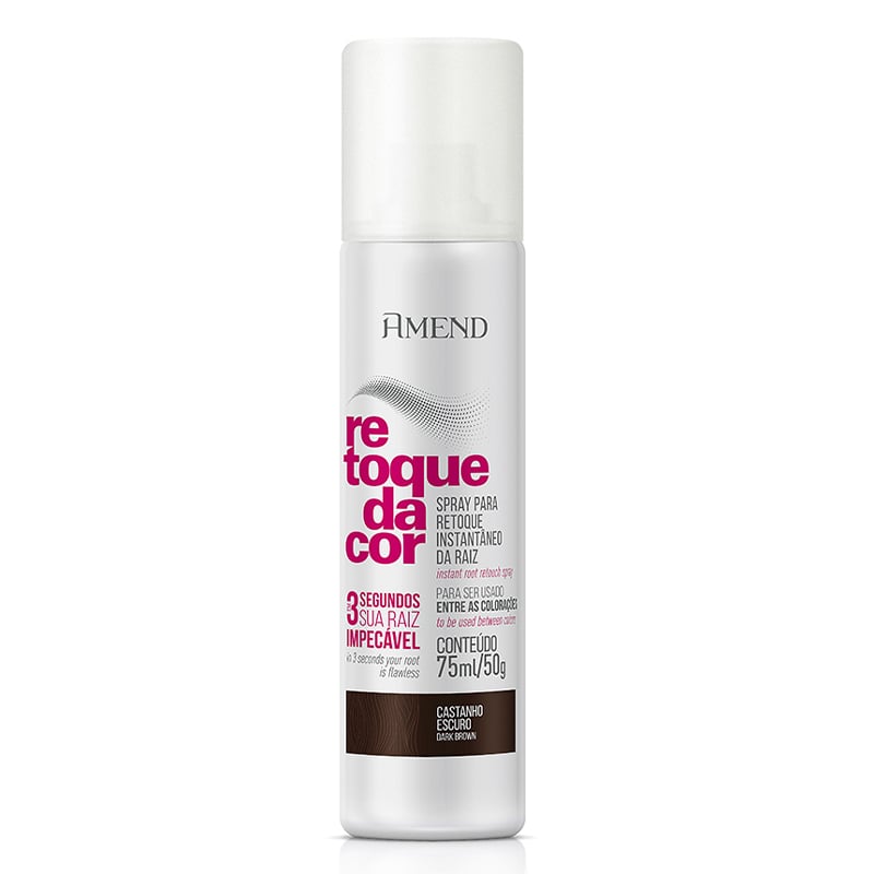 Amend Retoque da Cor Castanho Escuro - Spray Capilar 75ml