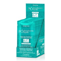 Amend - Pó Descolorante com Óleos de Camomila, Aloe Vera e Silicone Display com 12 Sachês de 50g