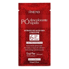 Amend - Pó Descolorante com Extrato de Aloe Vera e Silicone Display com 12 Sachês de 50g