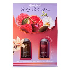 Bauny Vanilla e Desire - Kit 2 Mini Spray Perfumado Desodorante Corporal 60ml