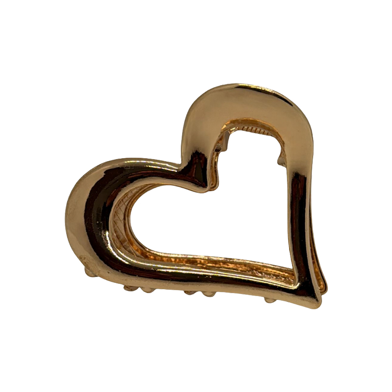 thePRÓ Gold - Prendedor de Cabelo de Metal Coração - Ref. 24181