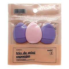 thePRÓ - Kit de Mini Esponjas de Maquiagem Com 3 Unidades - Ref. 24092