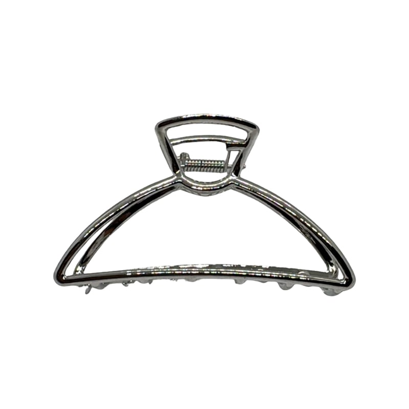 thePRÓ Silver - Prendedor de Cabelo de Metal Trapézio - Ref. 24170