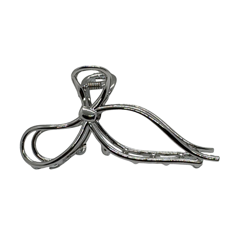 thePRÓ Silver - Prendedor de Cabelo de Metal Laço - Ref. 24174