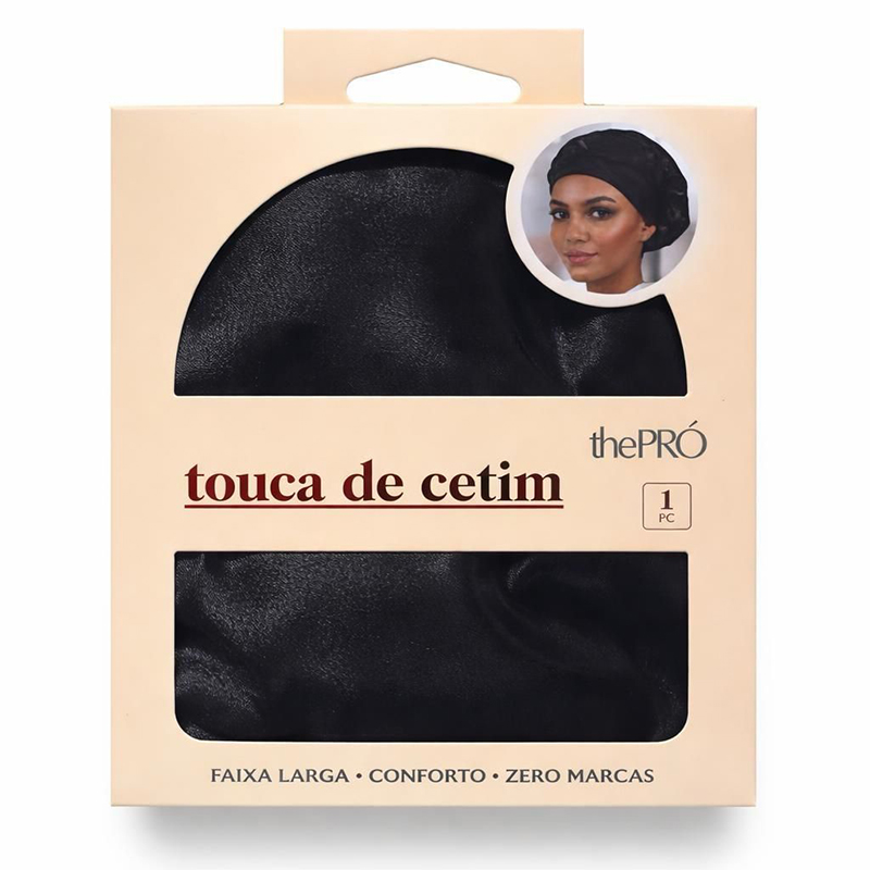 thePRÓ Preta - Touca de Cetim