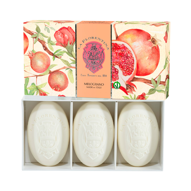 La Florentina Melograno - Sabonete em Barra 3x150g